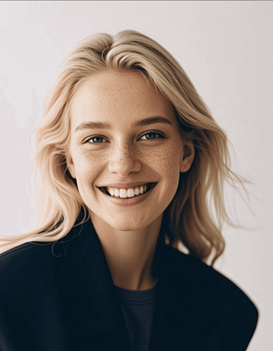 Age transformation sample face