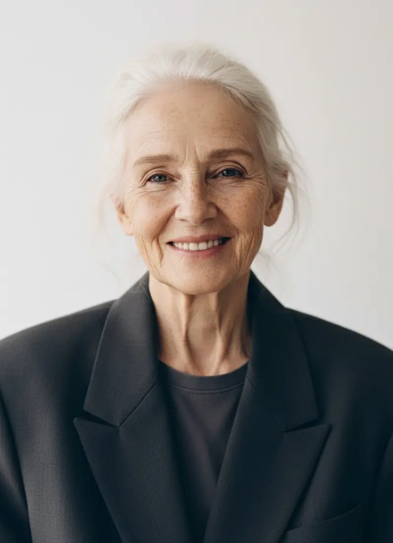 Age Transformation AI photo example